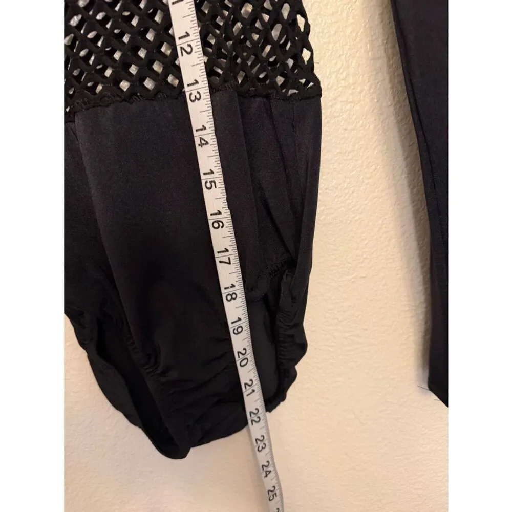 Kelle dance neon Y2K acro contemporary costume leotard fishnet 5304 MC 10/12